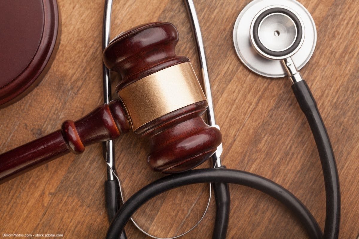 Gavel and stethoscope